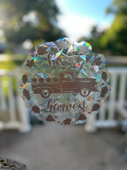 Fall Wreath Style Suncatchers